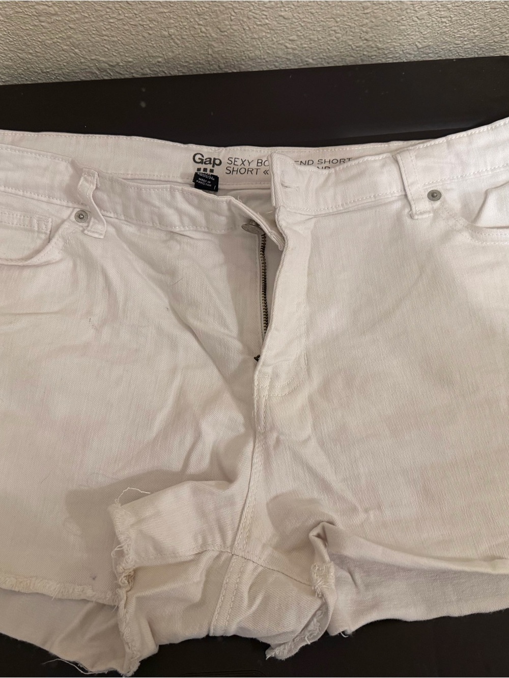 Gap White Denim Shorts